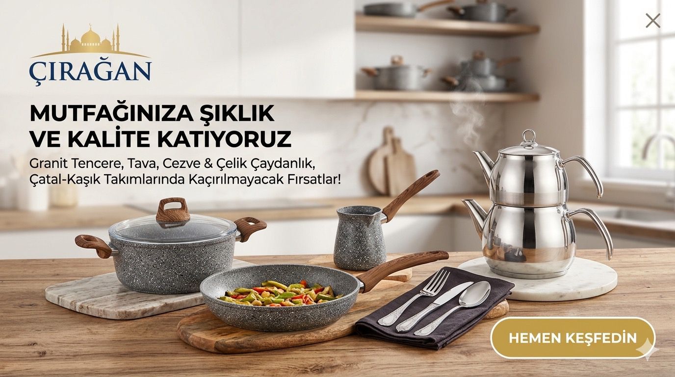 ÇIRAĞAN MUTFAK EŞYALARI RESMİ SİTESİNE HOŞ GELDİNİZ